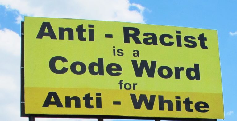 anti racisme est un nom de code pour anti blanc
